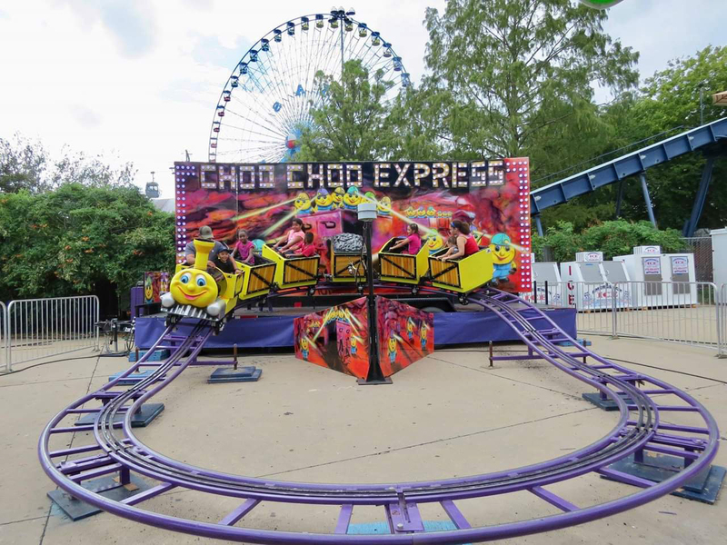 Choo Choo Express kiddie ride at Talley