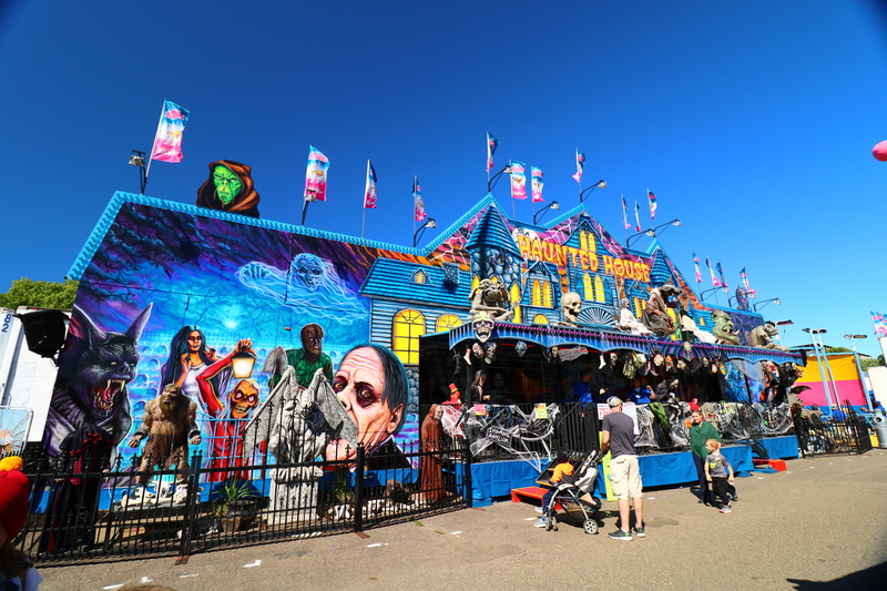 The Haunted House ride at Talley parks