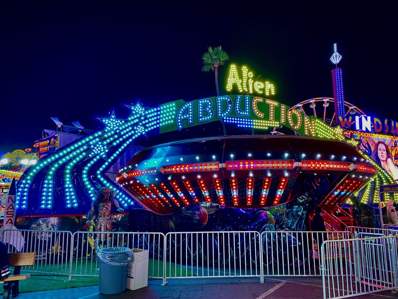 Alien Abduction ride at Talley Amusements