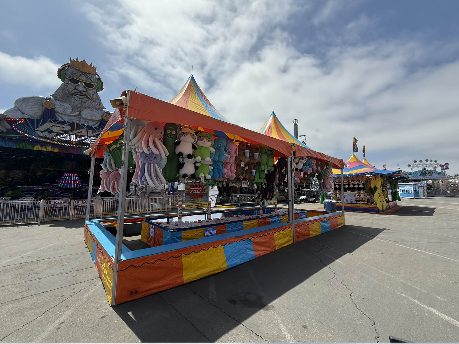 Buoy Pitch carnival game with floating buoys