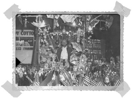 Historical Talley Amusements carnival midway