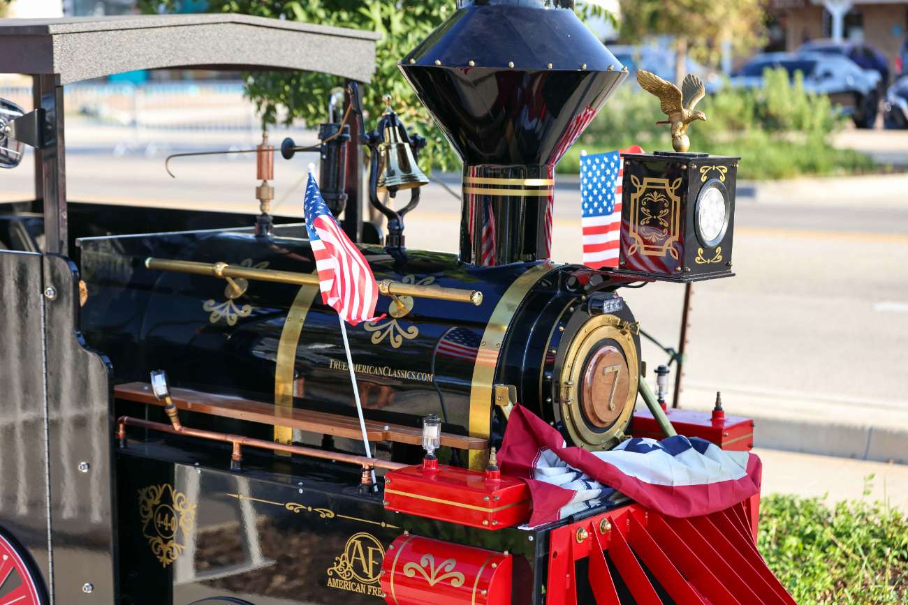 The City of Crowley, TX local fun train tour ride